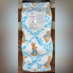🥰 Beatrix Potter Peter Rabbit Easter Spring Garden Plush Throw Blanket 60” x 70”